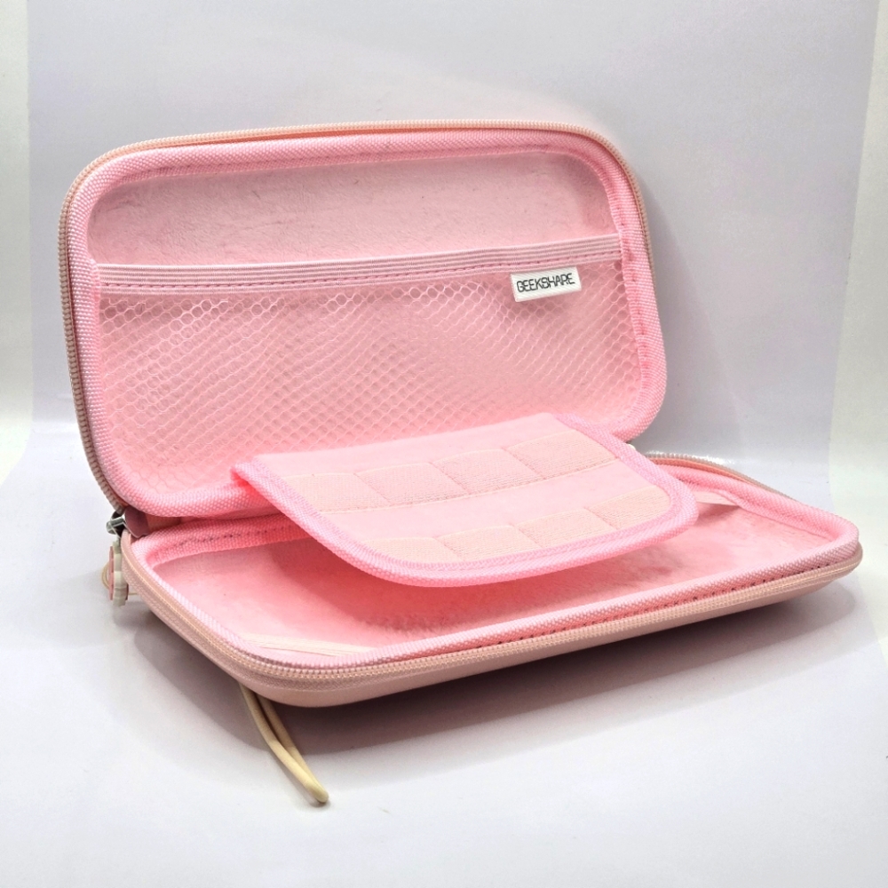 GeekShare Pink Preppy Carrying Case for Nintendo Switch & Switch OLED Floral